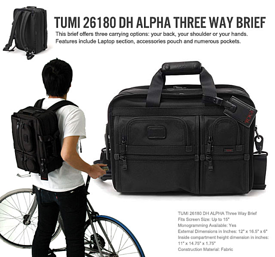 TUMI 26180は、やはり『3WAYでは人気NO1』